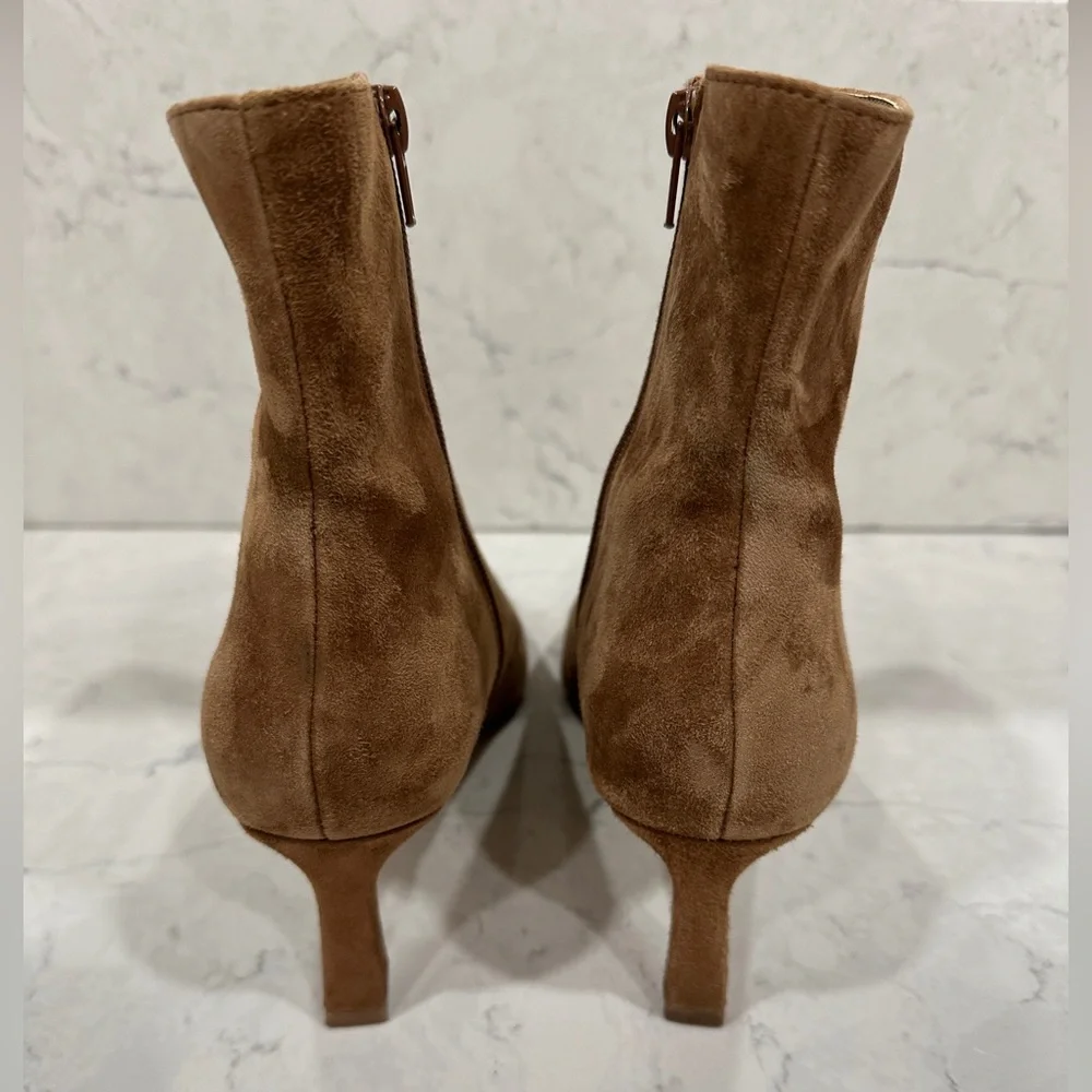Steve Madden Tan Suede Heeled Boots 8.5 - Picture 4 of 10